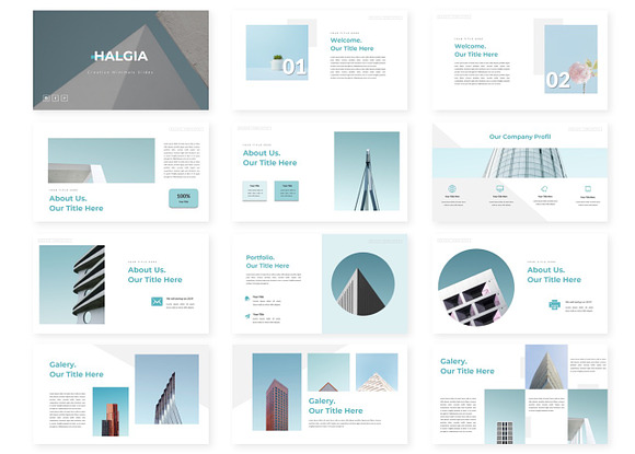 Halgia - Google Slides Template in Google Slides Templates - product preview 1