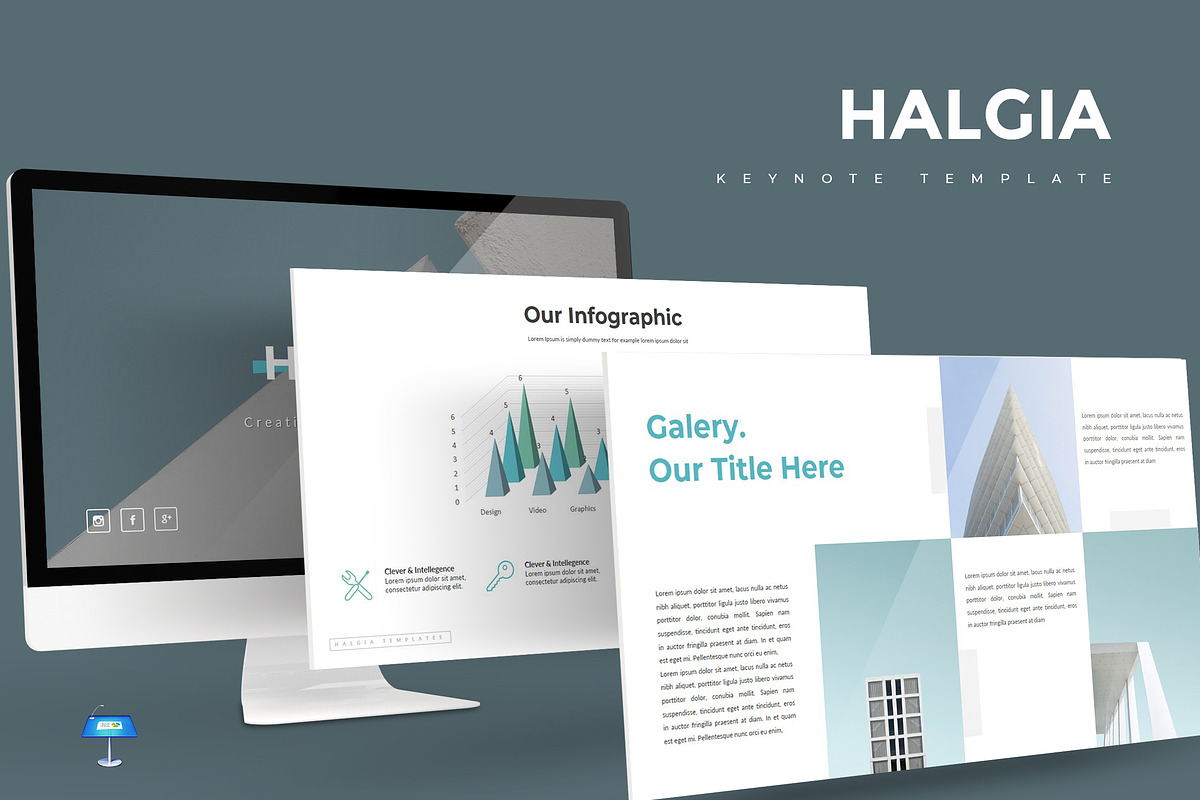 Halgia - Keynote Template in Keynote Templates - product preview 8