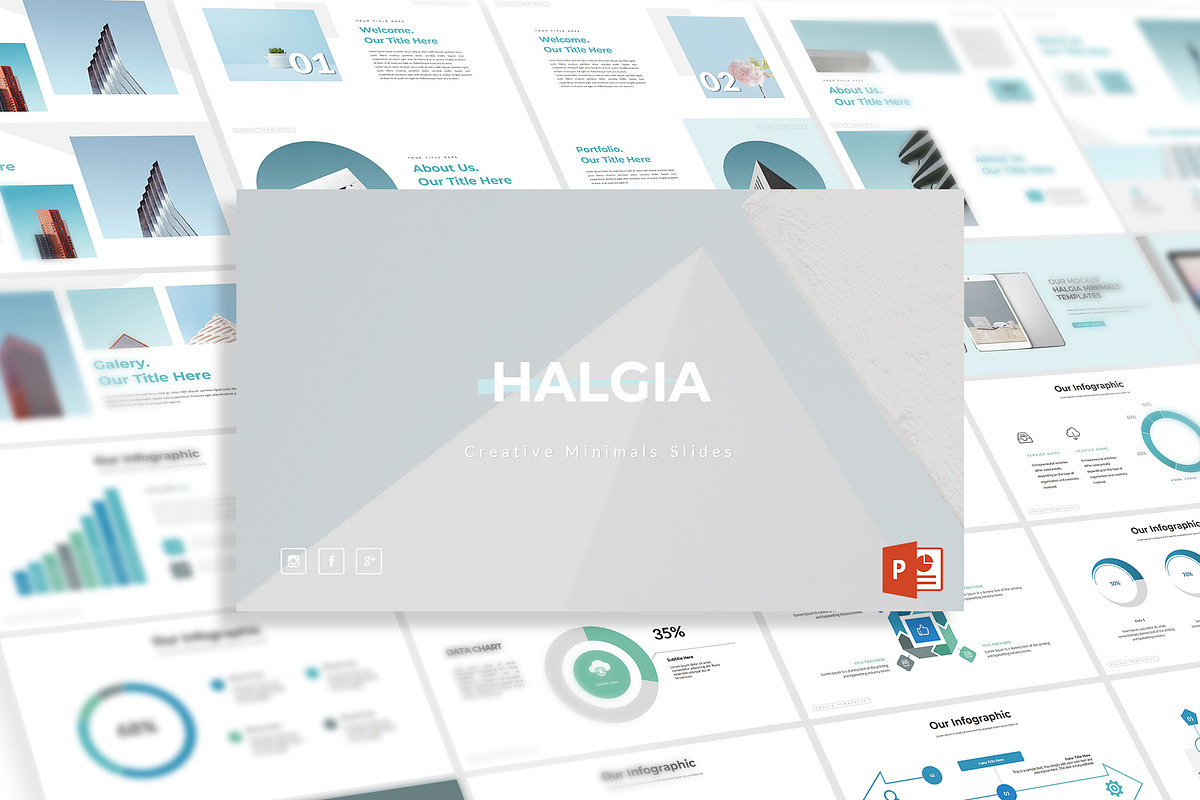 Halgia - Powerpoint Template in PowerPoint Templates - product preview 8