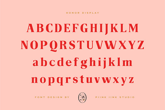 Honor Display in Serif Fonts - product preview 1