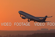 Aeroflot airliner A330 taking off at