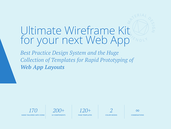 Adminian 4 Wireframe Kit in Wireframe Kits - product preview 1