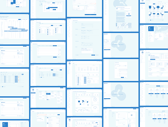 Adminian 4 Wireframe Kit in Wireframe Kits - product preview 6