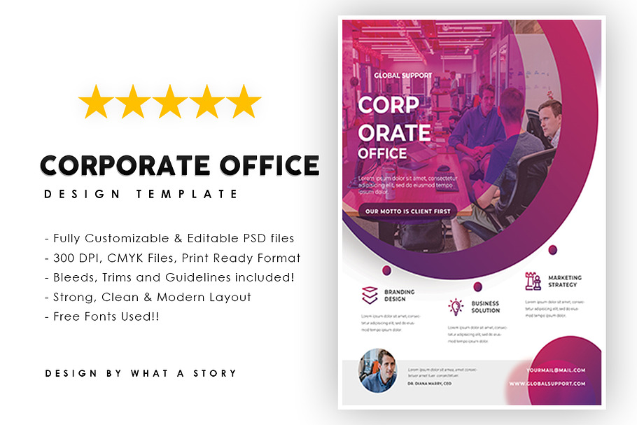 Corporate Office in Flyer Templates - product preview 8