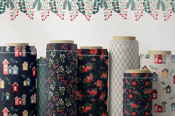 Christmas Florals Bundle in Illustrations - product preview 11