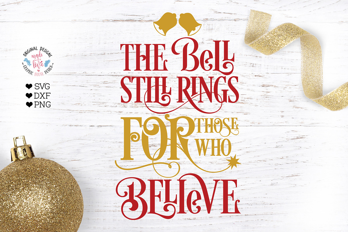The Bell Still Rings - Christmas SVG in Illustrations - product preview 8