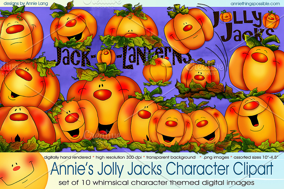 Jolly Jacks Character Clipart in Illustrations - product preview 8