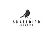 bird silhouette logo - vector