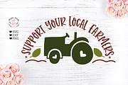 Support Your Local Farmers Farm SVG
