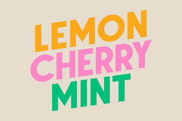 Lemon Cherry Mint Font Duo in Sans-Serif Fonts - product preview 4
