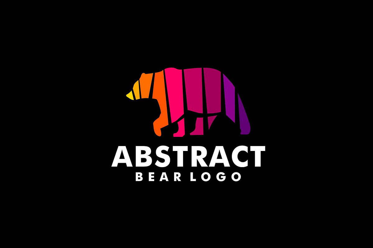 abstract bear logo - vector in Logo Templates - product preview 8