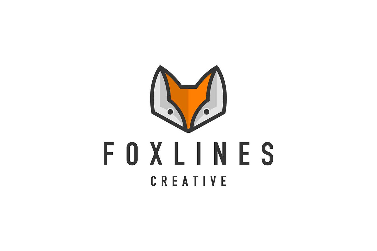 fox head sign logo icon in Logo Templates - product preview 8