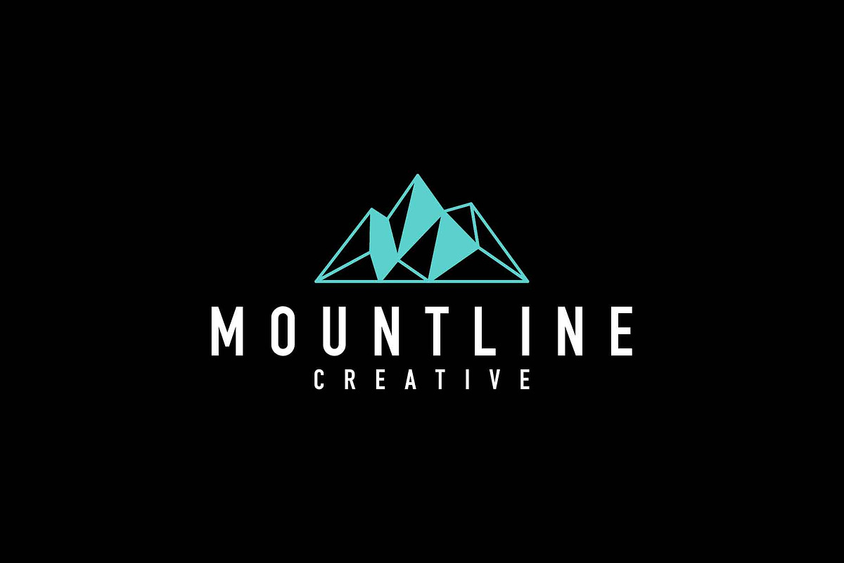 geometric mountain logo - vector in Logo Templates - product preview 8