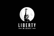 Statue of Liberty logo - vector
