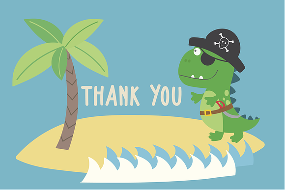 Dino Pirates in Illustrations - product preview 2