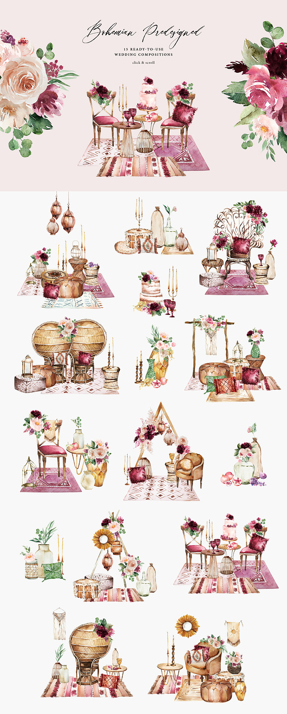 Boheme Poeme Wedding Aesthetics in Illustrations - product preview 5