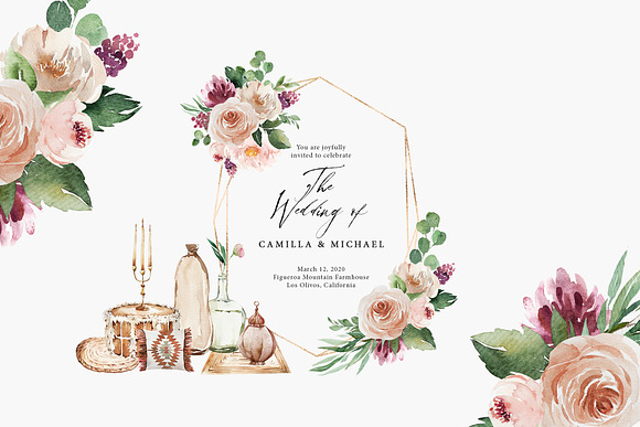 Boheme Poeme Wedding Aesthetics in Illustrations - product preview 12