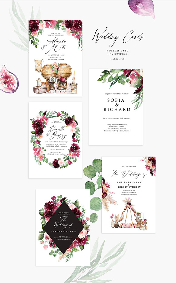 Boheme Poeme Wedding Aesthetics in Illustrations - product preview 18