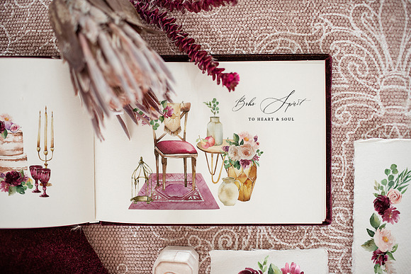 Boheme Poeme Wedding Aesthetics in Illustrations - product preview 22
