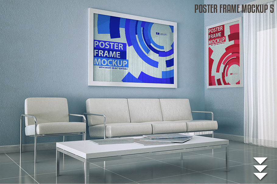 Interior Mock-up in Print Mockups - product preview 8