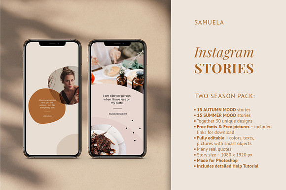 Instagram Quote Stories / Two Season in Instagram Templates - product preview 6