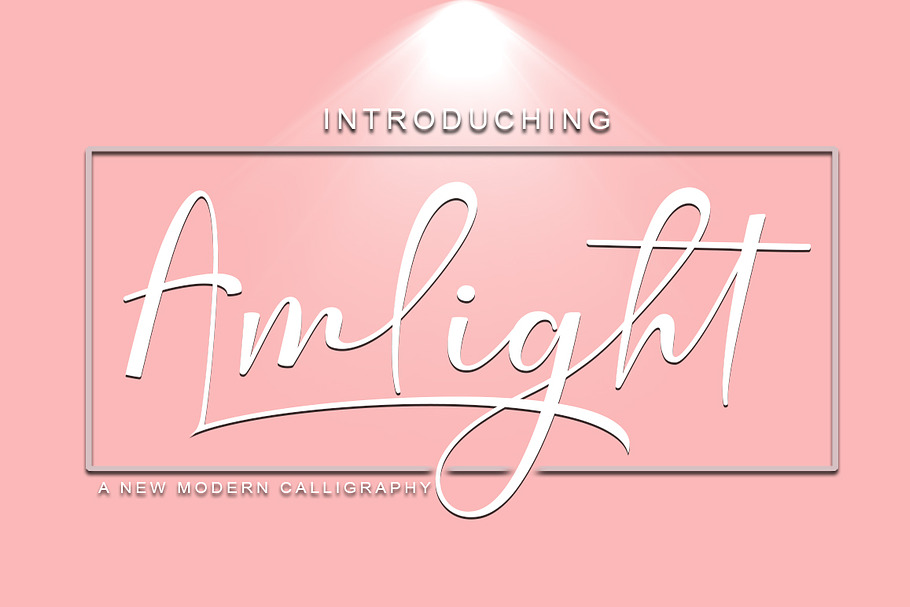 Amlight in Script Fonts - product preview 8