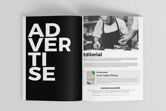 Cooking Book Magazine Template in Magazine Templates - product preview 1