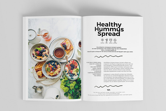 Cooking Book Magazine Template in Magazine Templates - product preview 3