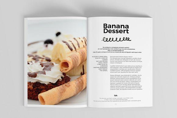Cooking Book Magazine Template in Magazine Templates - product preview 10