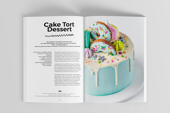Cooking Book Magazine Template in Magazine Templates - product preview 11