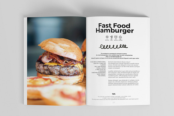Cooking Book Magazine Template in Magazine Templates - product preview 13