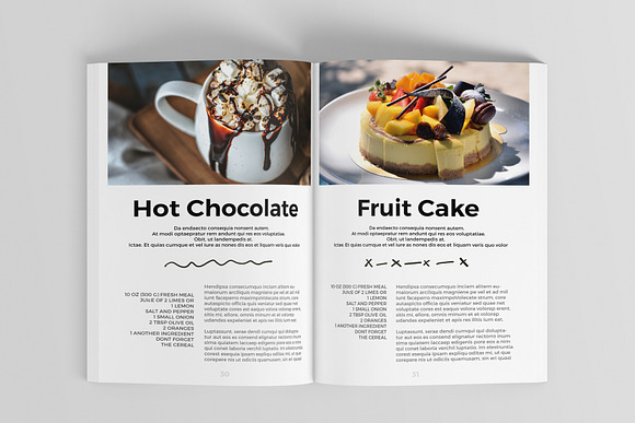 Cooking Book Magazine Template in Magazine Templates - product preview 15