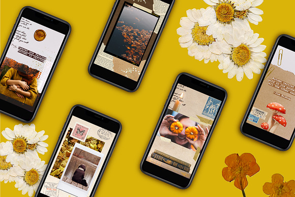 10 Vintage Fall Instagram Story Pack in Instagram Templates - product preview 2