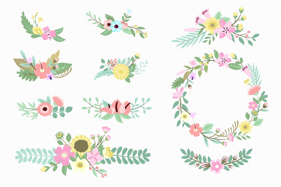 Floral bouquets in Illustrations - product preview 8