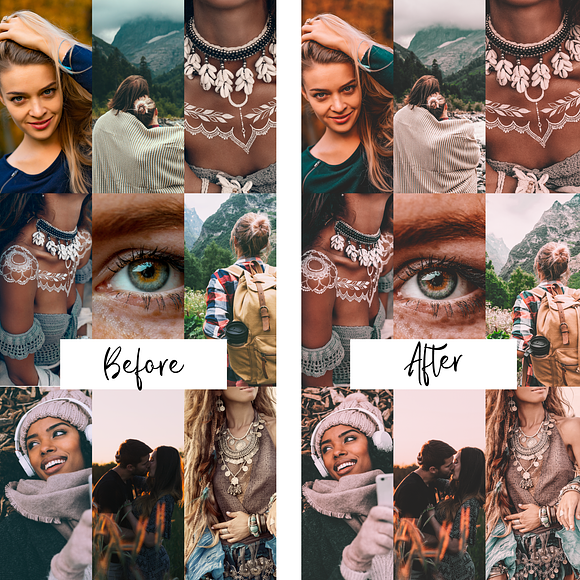 5 Mobile Pro Presets Fall Tone in Add-Ons - product preview 1