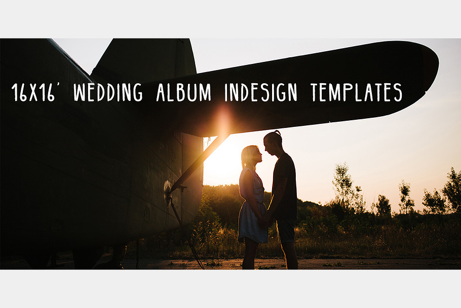 16x16" Wedding Album Templates