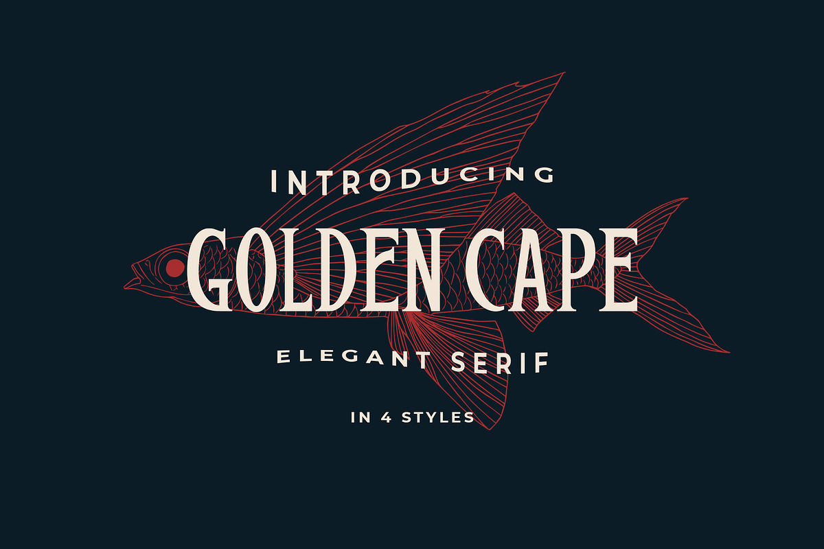 Golden Cape Font + Bonus in Serif Fonts - product preview 8