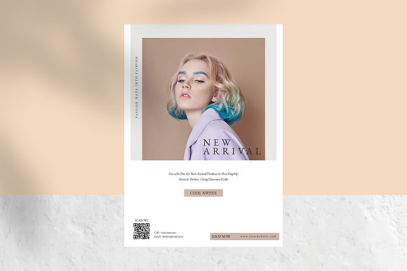 Fashion Minimal Flyer Templates in Flyer Templates - product preview 1
