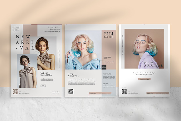 Fashion Minimal Flyer Templates in Flyer Templates - product preview 7