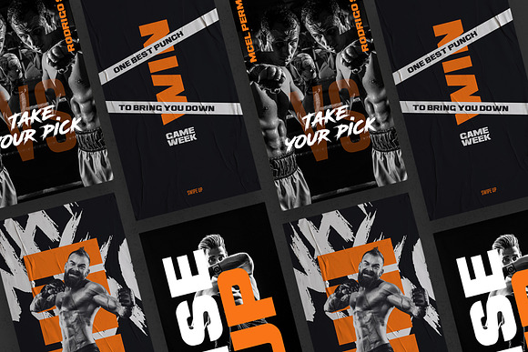 Boxing Instagram Templates in Instagram Templates - product preview 7