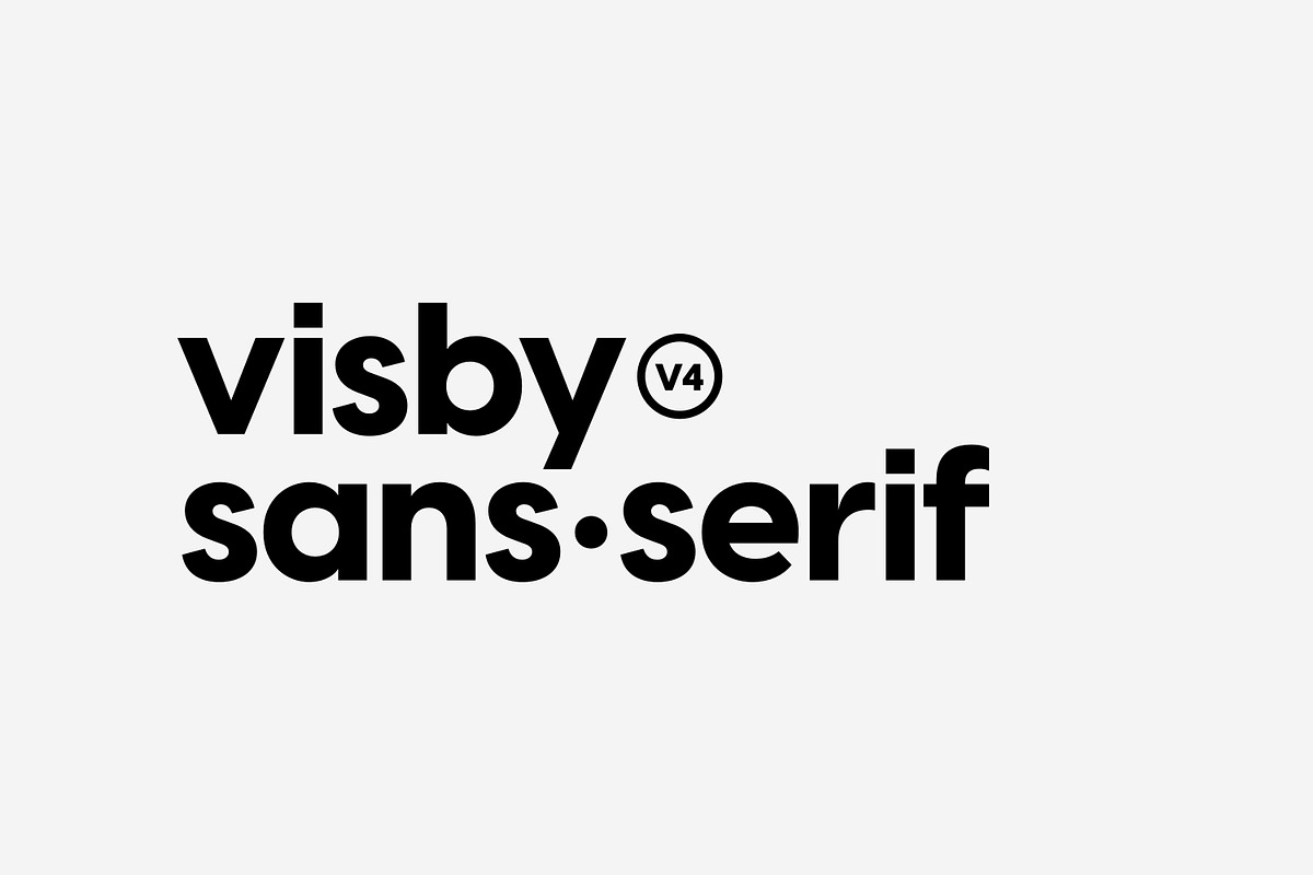 Visby CF Geometric Sans Font ver.4 in Fun Fonts - product preview 8