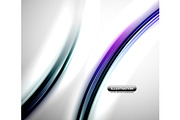 Blurred wave line design background