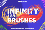 128 Infinity Brushes for Illustrator