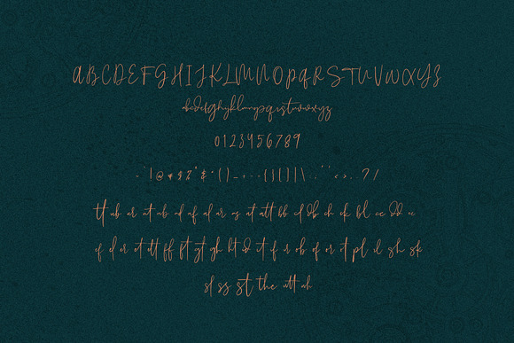 Morgarets Script Font in Script Fonts - product preview 9