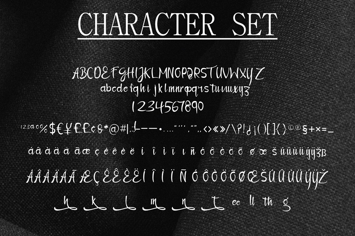 Osmane script in Script Fonts - product preview 5