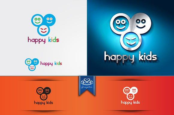 Kids in Logo Templates - product preview 1