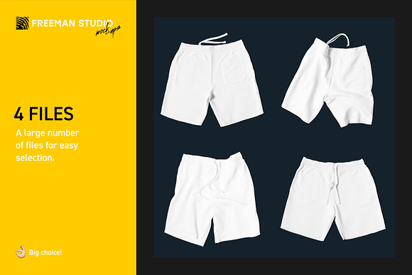 Shorts Mock-Up Set in Product Mockups - product preview 2
