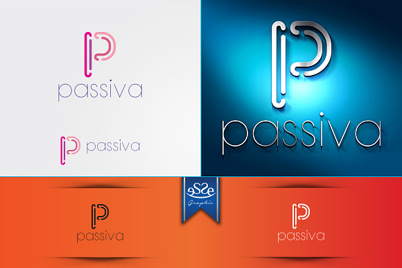 P Letter in Logo Templates - product preview 1