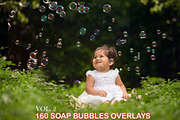 160 Bubbles Photoshop Overlays