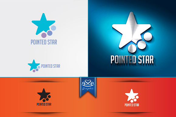 Star in Logo Templates - product preview 1